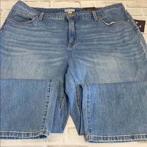 Ava & Viv High-Rise Straight Stretch Jeans